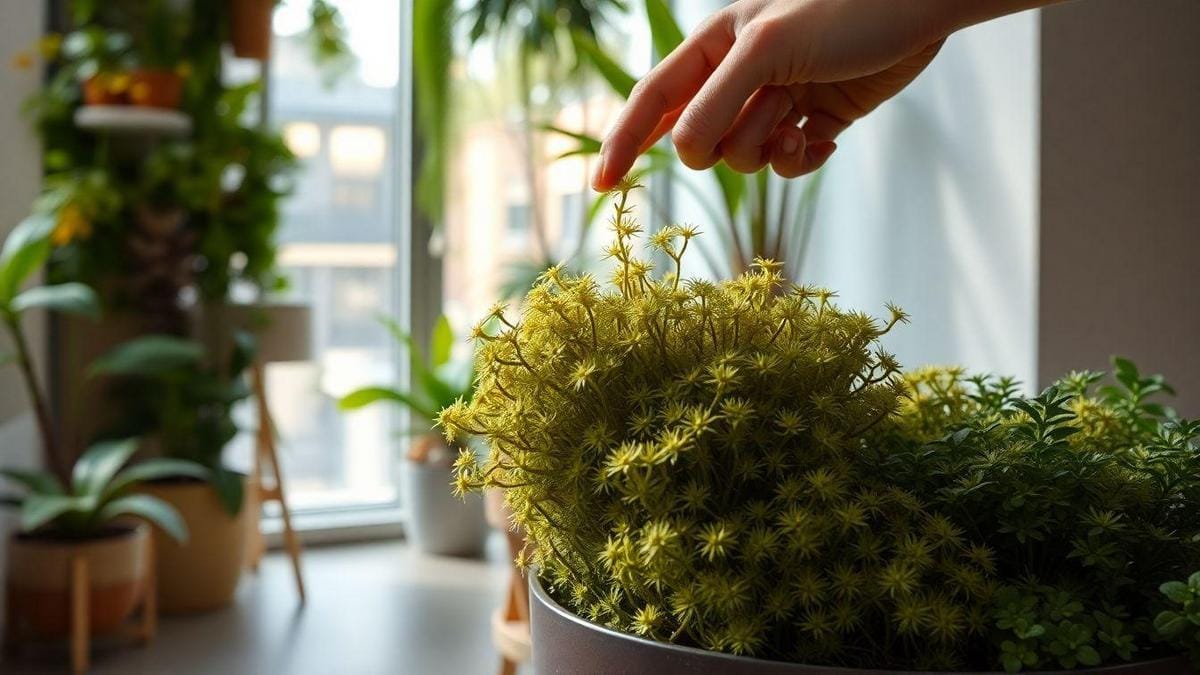 Musgo Sphagnum Desidratado para Hortas Verticais em Ambientes Fechados