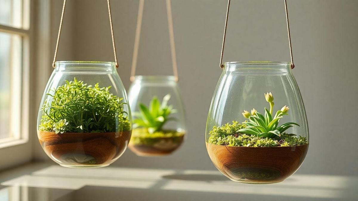 Musgo Natural Hidratado para Mini Jardins Suspensos Internos